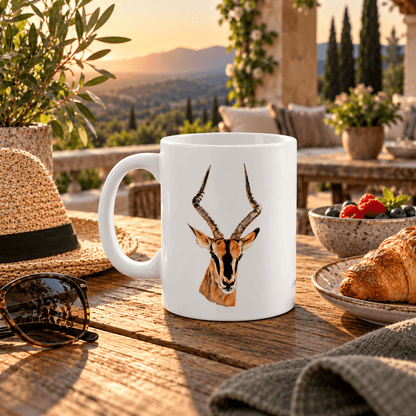 Impala White Ceramic 11oz Mug - HD Printing