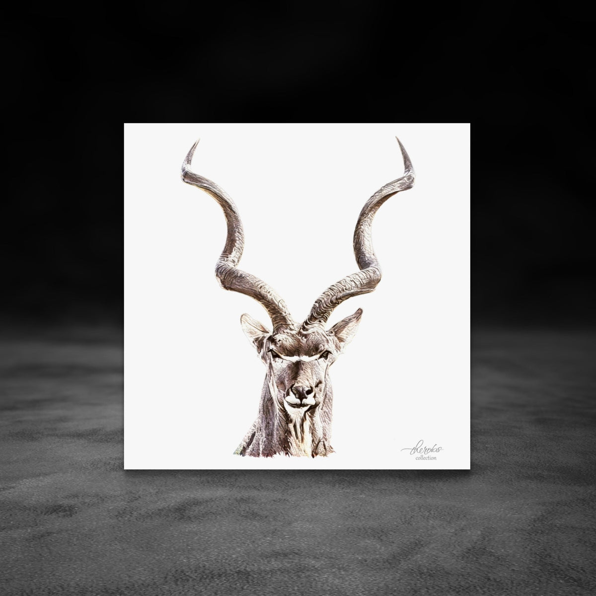 Kudu Fine Art Giclée Matte Poster - HD Printing