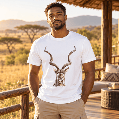 Kudu Unisex Cotton T-Shirt - HD Printing