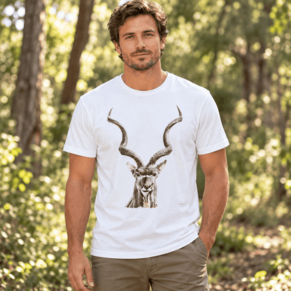 Kudu Unisex Cotton T-Shirt - HD Printing