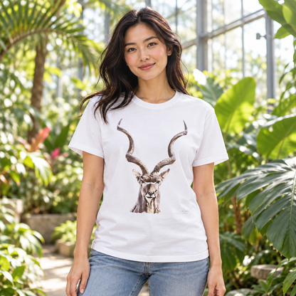Kudu Unisex Cotton T-Shirt - HD Printing