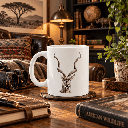Kudu White Ceramic 11oz Mug - HD Printing