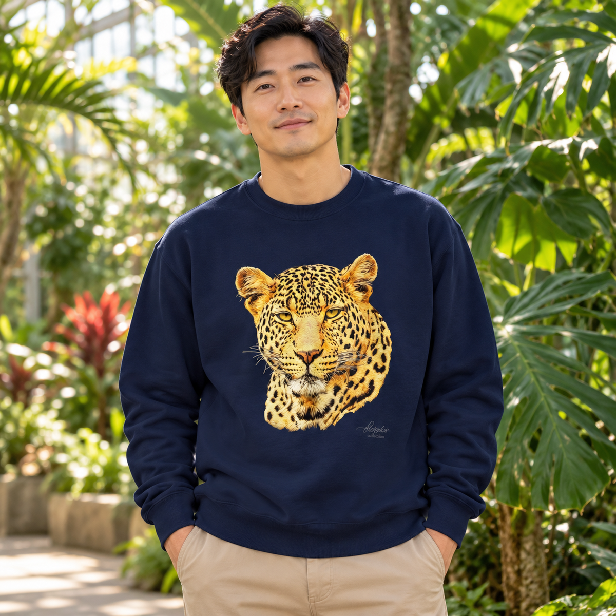 Leopard Heavy Unisex Sweatshirt - HD Printing