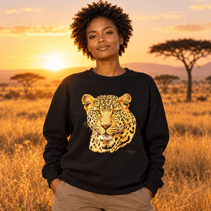 Leopard Heavy Unisex Sweatshirt - HD Printing
