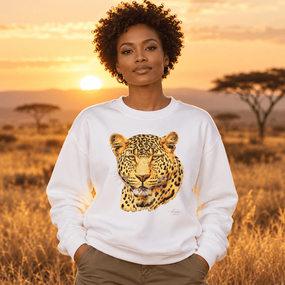 Leopard Heavy Unisex Sweatshirt - HD Printing