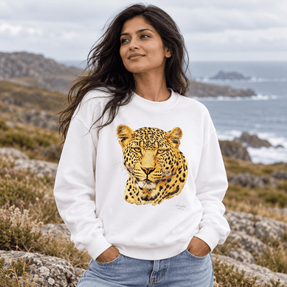 Leopard Heavy Unisex Sweatshirt - HD Printing