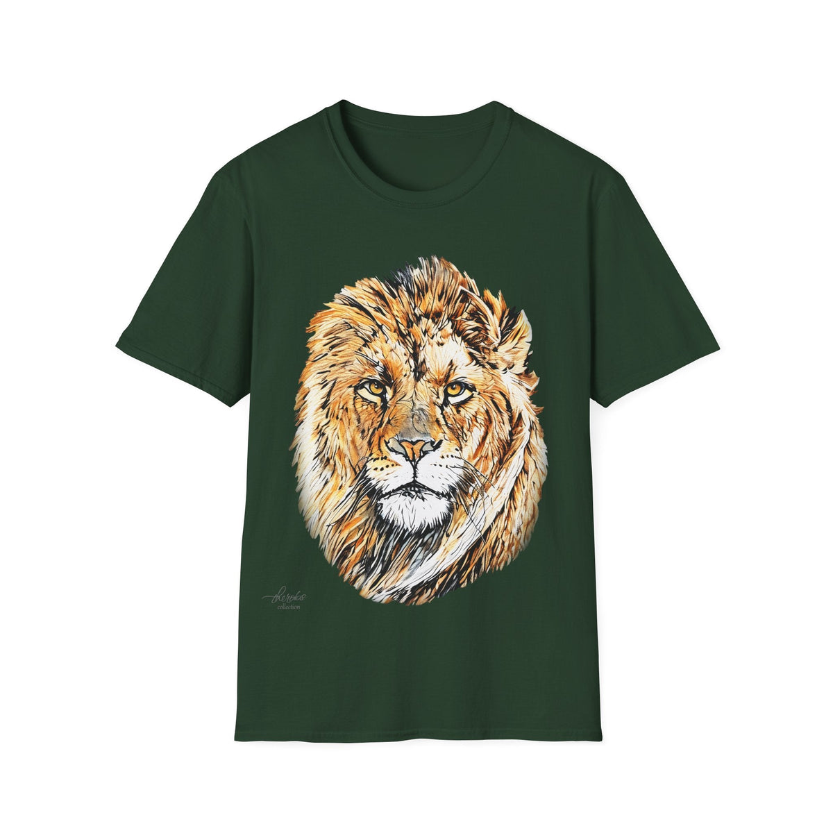 Lion Cotton Unisex T-Shirt - HD Printing