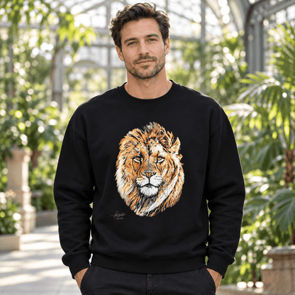 Lion Heavy Unisex Sweatshirt - HD Printing