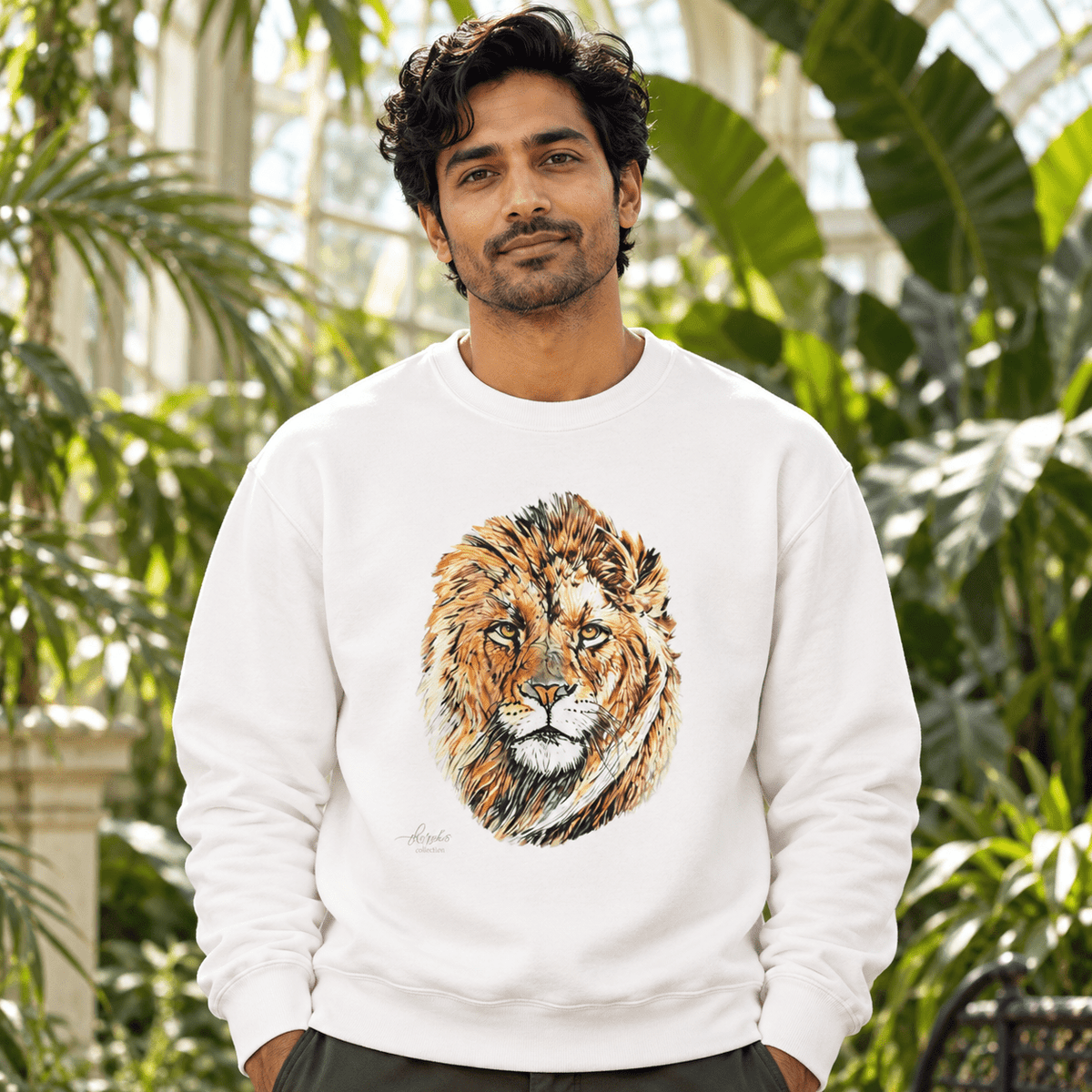 Lion Heavy Unisex Sweatshirt - HD Printing