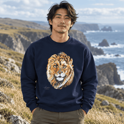 Lion Heavy Unisex Sweatshirt - HD Printing