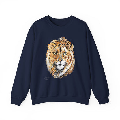 Lion Heavy Unisex Sweatshirt - HD Printing