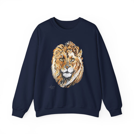 Lion Heavy Unisex Sweatshirt - HD Printing