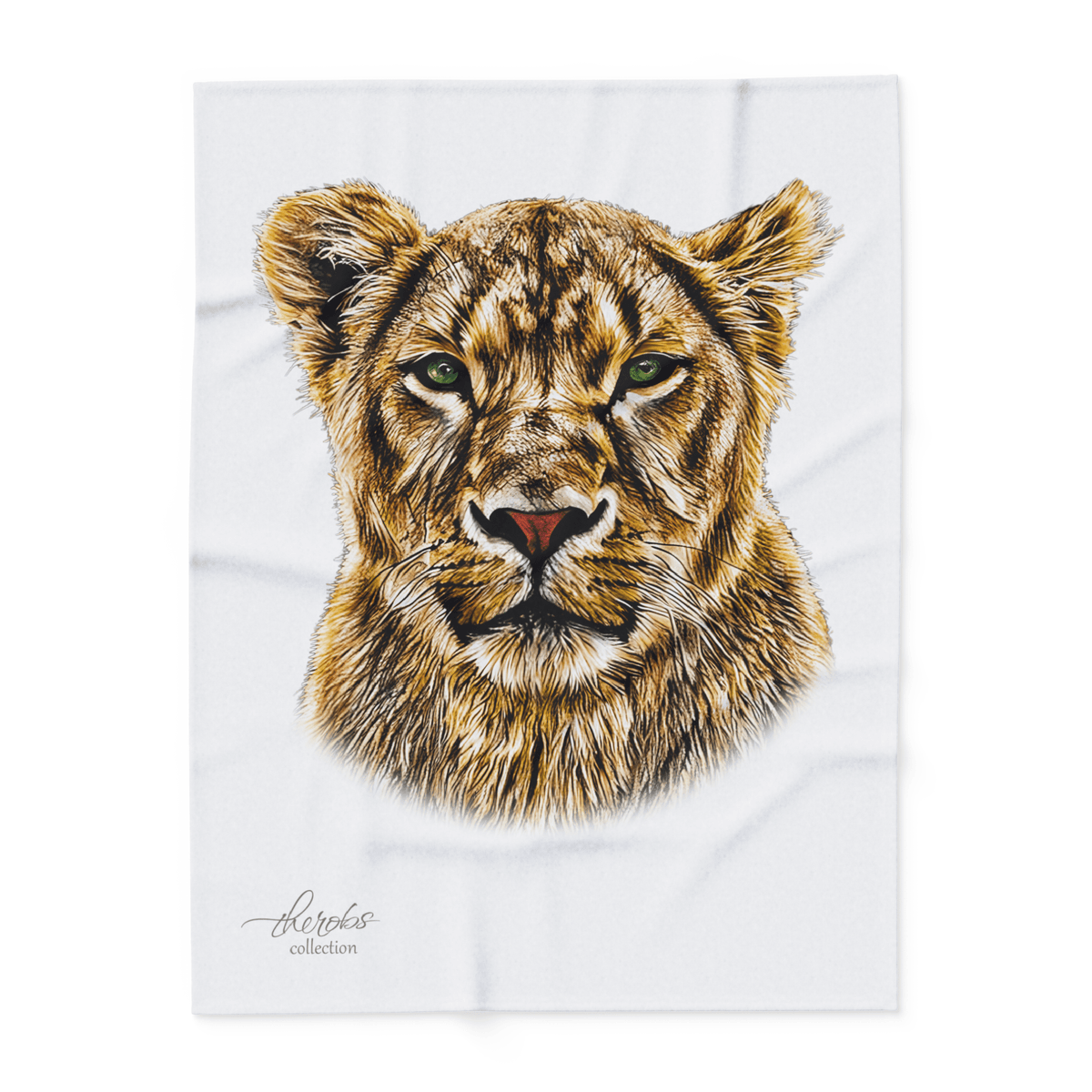 Lioness Cosy Arctic Fleece Blanket - HD Printing