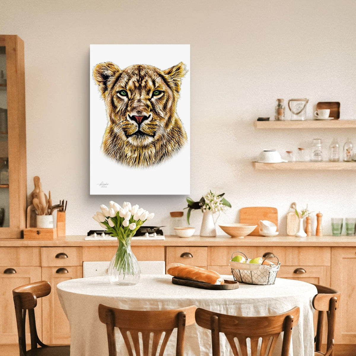Lioness Fine Art Giclée Matte Poster - HD Printing