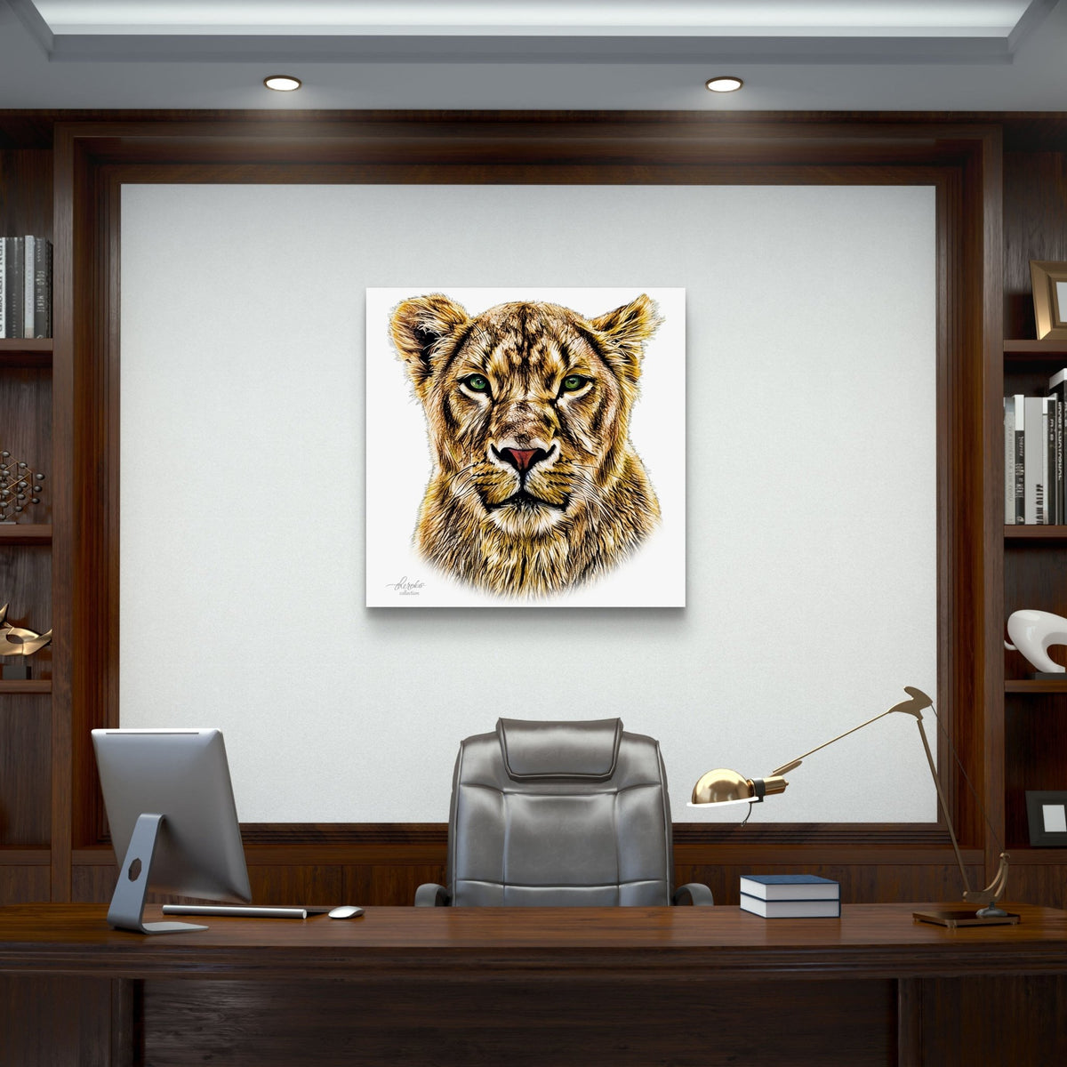 Lioness Fine Art Giclée Matte Poster - HD Printing