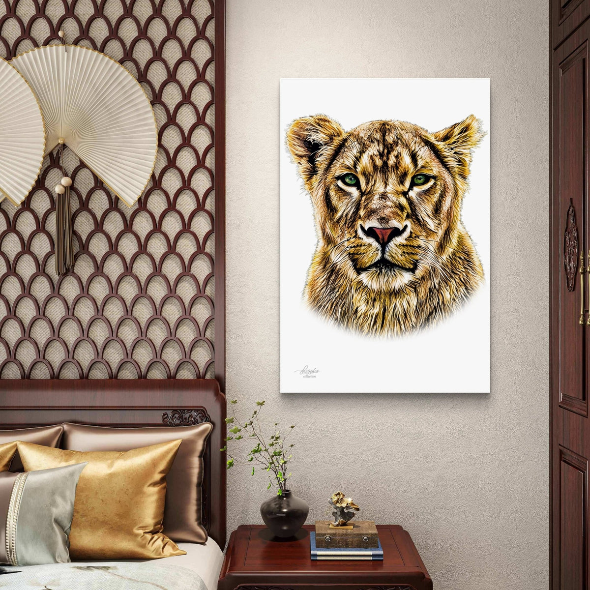 Lioness Fine Art Giclée Matte Poster - HD Printing