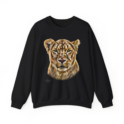 Lioness Heavy Unisex Sweatshirt - HD Printing