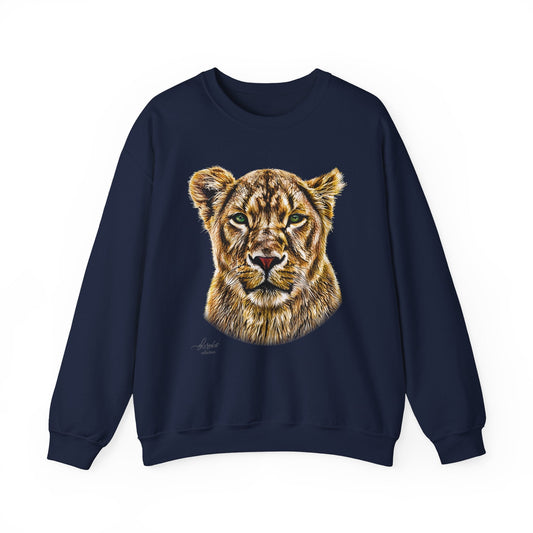 Lioness Heavy Unisex Sweatshirt - HD Printing