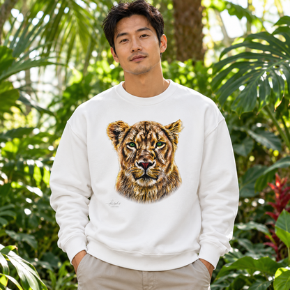 Lioness Heavy Unisex Sweatshirt - HD Printing