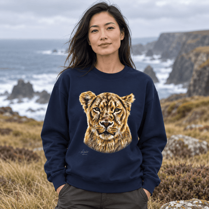 Lioness Heavy Unisex Sweatshirt - HD Printing