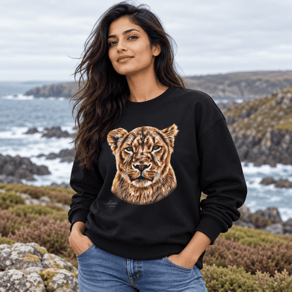 Lioness Heavy Unisex Sweatshirt - HD Printing