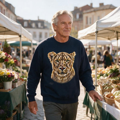 Lioness Heavy Unisex Sweatshirt - HD Printing