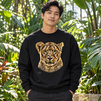 Lioness Heavy Unisex Sweatshirt - HD Printing