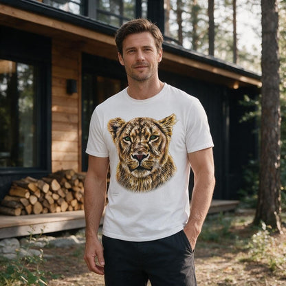 Lioness Unisex Cotton T-Shirt - HD Printing