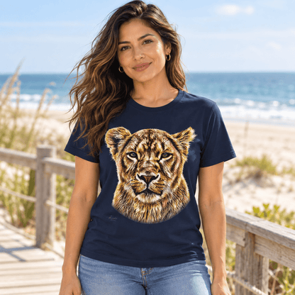 Lioness Unisex Cotton T-Shirt - HD Printing