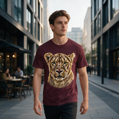 Lioness Unisex Cotton T-Shirt - HD Printing