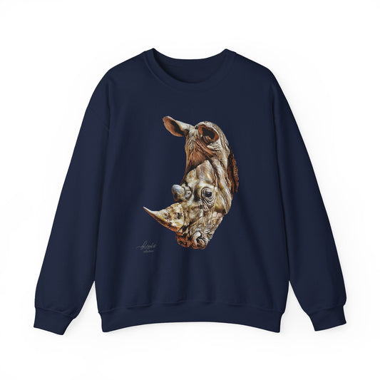 Rhinoceros Unisex Heavy Sweatshirt - HD Printing