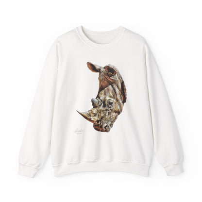 Rhinoceros Unisex Heavy Sweatshirt - HD Printing